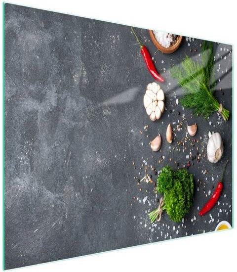 Glasschneidebrett 52x30 schiefer