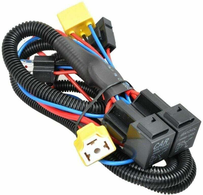 Auto-Scheinwerfer-Kabelbaum, Halogenlampe, H4, Lichtverstärkung, Kabelfassung, Lichtverstärkung, Aufheller, 12 v, mehrfa...