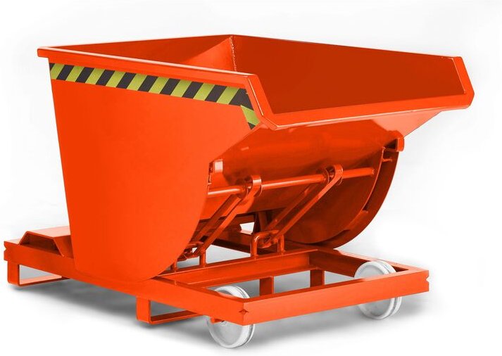 R+R Industrietechnik Selbstkipper Typ RSK-100 1580x1640x1060mm 1000dm³ RAL 2004 Reinorange