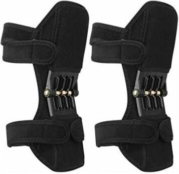 Knieschützer mit Federkraft, leistungsstarke Kniegelenkunterstützung, rutschfester Rückprall-Beinschutz