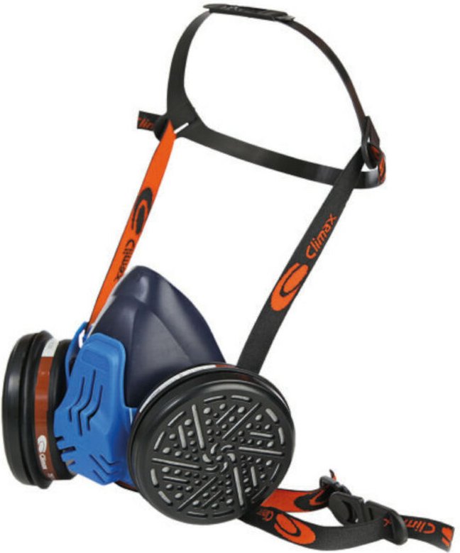 Atemschutz Halbmaske mit Filtern 757-S aus natürlichem Silikon A1B1E1K1