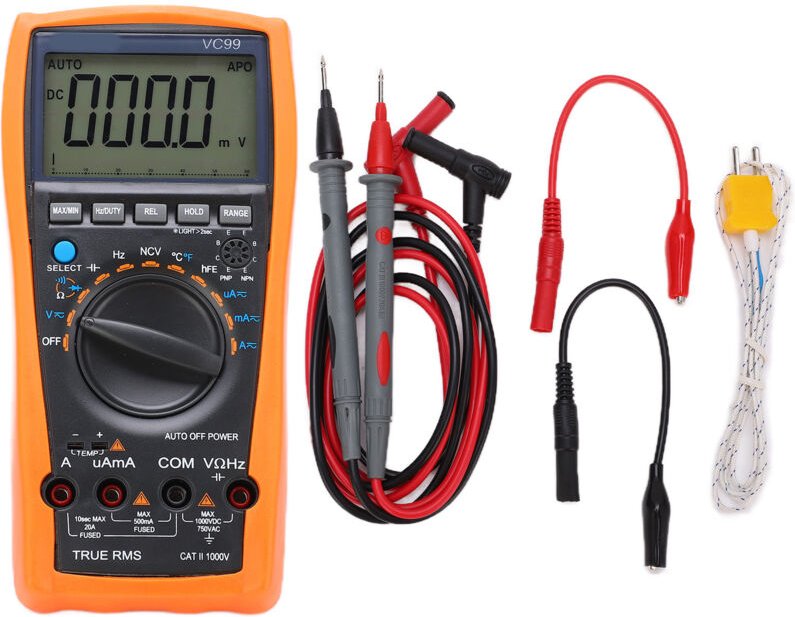 Multimeter - Hochpräzise Instrumente - Englischer Standard + Stofftasche