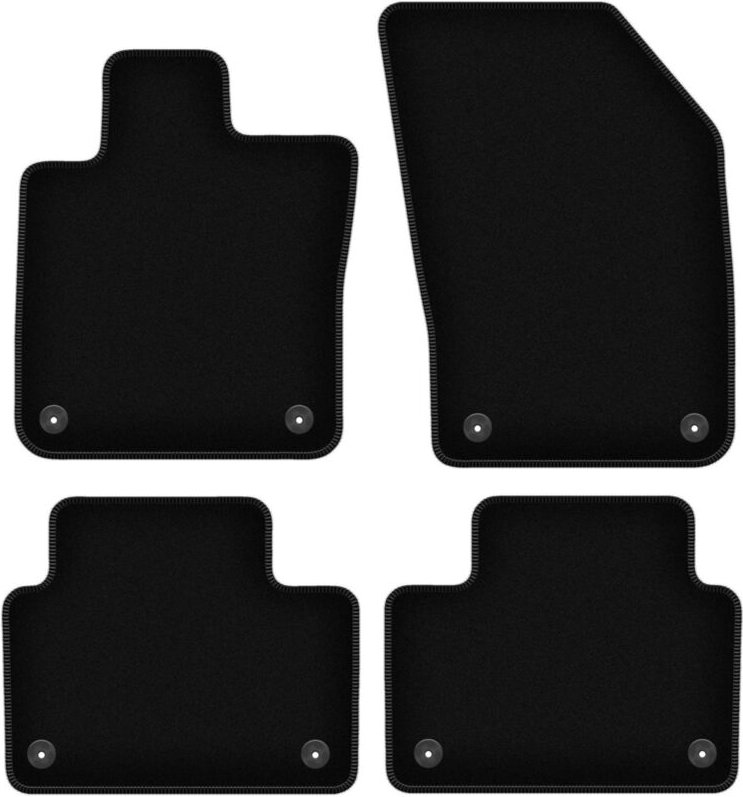 BASIC schwarze Veloursmatten für: Volvo S60 III Limousine (2019-)