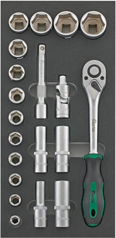 FP - Werkzeugmodul 1/3 Steckschl. 1/2' fortis