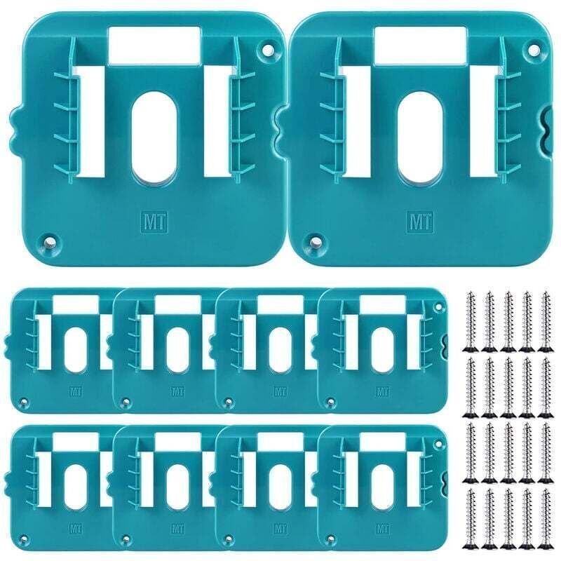 Thumbnail - 10er-Pack Akkuhalter für Makita 14,4-18V Akkus, Makita Akkuhalter, Maschinenhalter/Werkzeughalter für BL1860 BL1850 BL18...