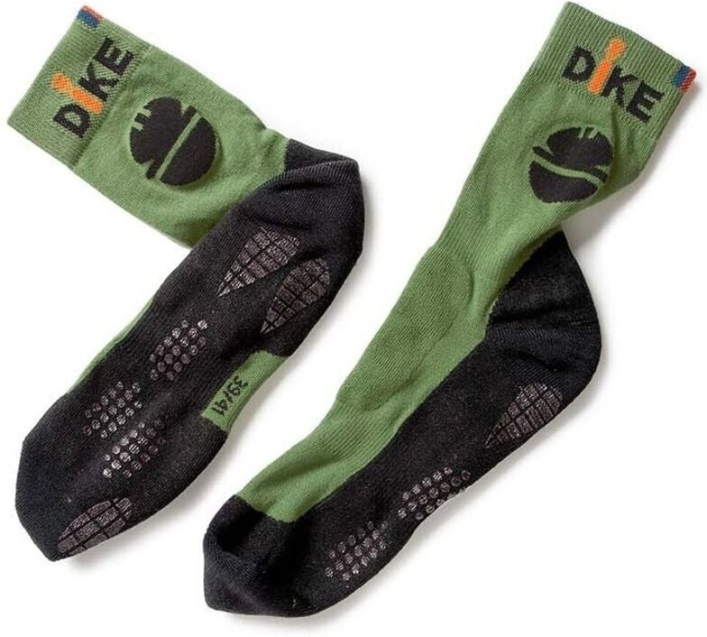 Hoch geschnittene Arbeitssocken aus Baumwolle CARAT - Grün S