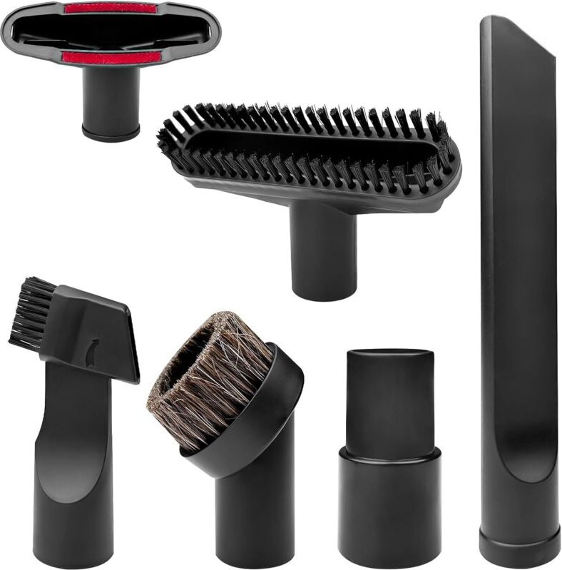 6-teiliges Staubsaugerbürstenset, Staubsaugerdüse, Staubsaugerzubehör, Staubsaugerbürsten-Werkzeug, Staubsaugerdüsen-Set...