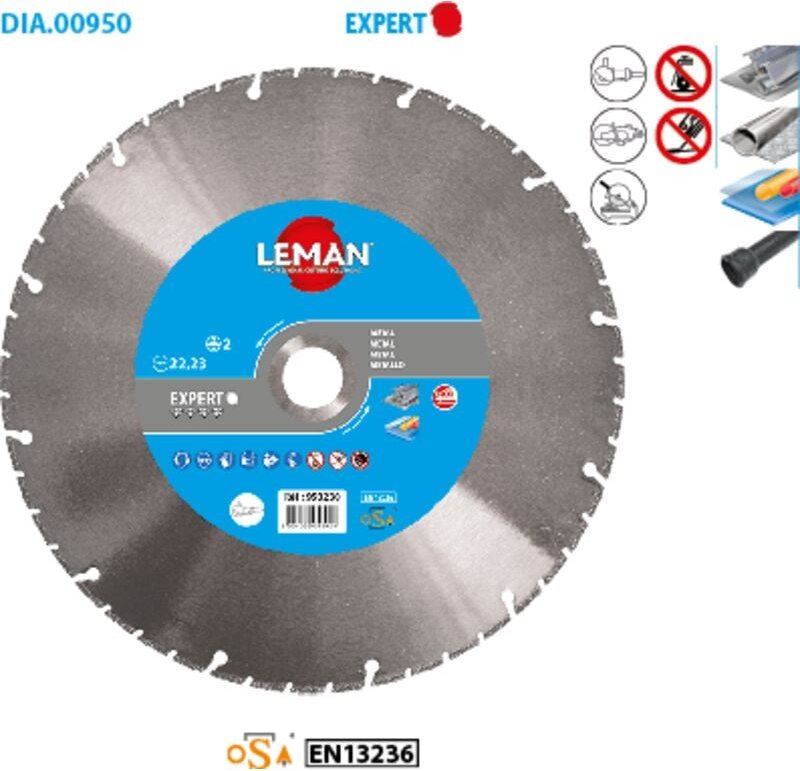 Diamantmetall-Scheibe Expert ø 115 Bohrung 22,23 Stärke 1,8 mm