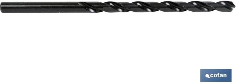 Langer HSS-Stahlbohrer für Metall DIN338N-118º (Ø13,5 mm.) COFAN 09861350