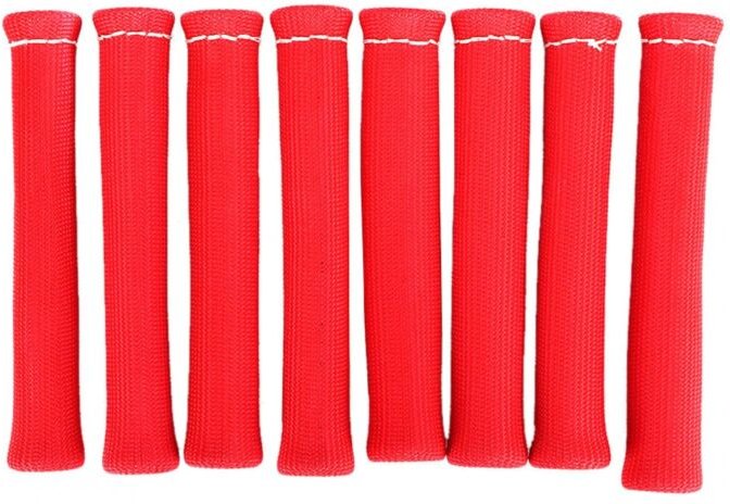 Zoternen - Zündkerzenschutz Zündkerzenkabelmanschette, 8 Stück Zündkerzenschutz 1600 Grad rot Zündkerzen-Hitzeschild für