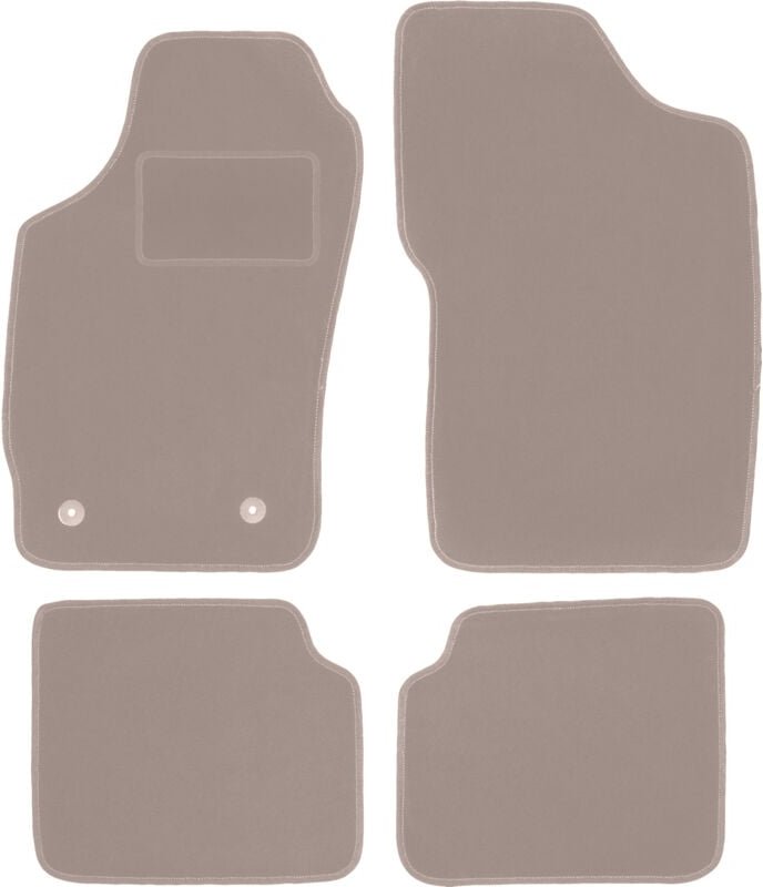 Beige Veloursmatten für: Peugeot 205 Fließheck (1983-1998)