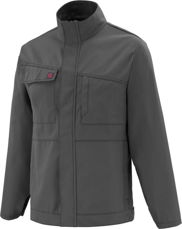 Jaspe-Daunenjacke Pi Grau Charcoal Xl
