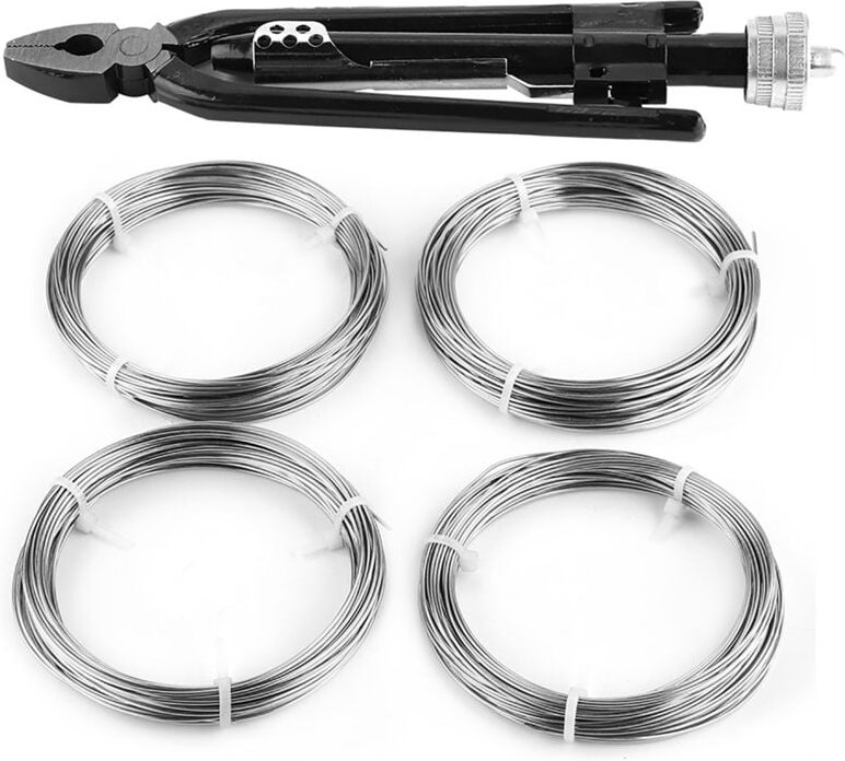 Zoternen - 6-Zoll-Sicherheitsdraht-Twist-Zange aus Hartstahl mit Twister-Verriegelung