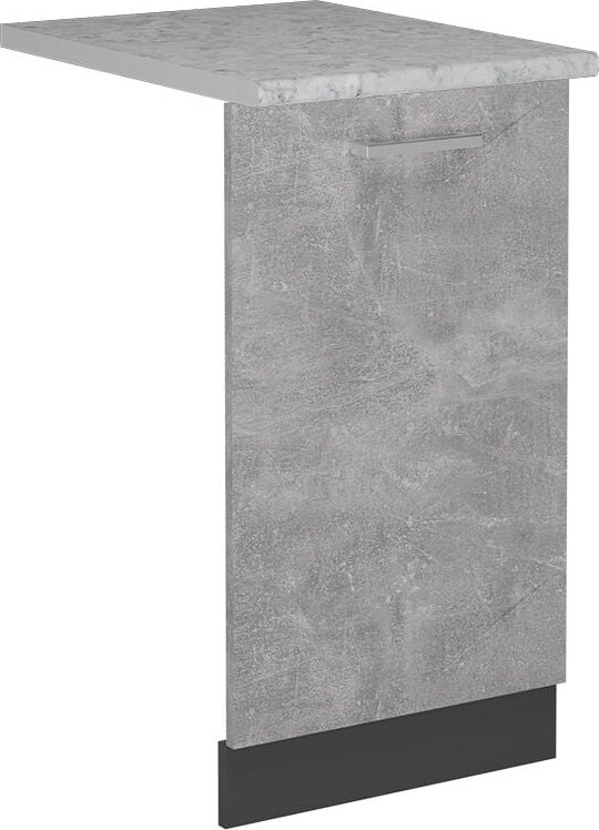 Thumbnail - Vicco - Geschirrspülblende R-Line, Beton, 45 cm , ap Marmor
