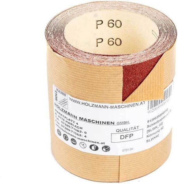 Rolle Korund-Schleifpapier 100 mm x 5 m Gr. 60