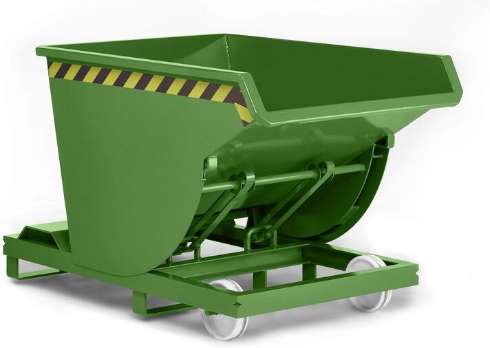 R+R Industrietechnik Selbstkipper Typ RSK-100 1580x1640x1060mm 1000dm³ RAL 6011 Resedagrün