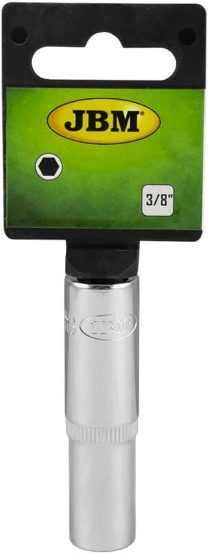 JBM - 65mm langer Innensechskant mit 3/8' 14mm Länge. Chrom 13327