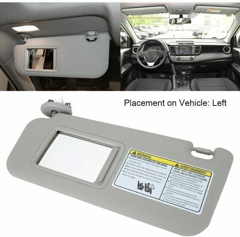 für Sonnenblende Links Toyota Rav4 2006 Auto-Sonnenblende Original Standard Auto ABS Grau Linke Fahrerseite Sonnenblende...