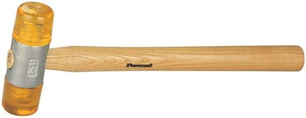 Kunststoffhammer 32mm Größe 3 gelb Format