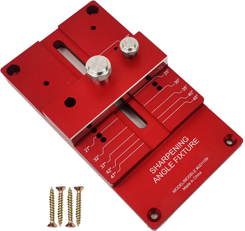 Mohoo Schärfwinkelaufsatz aus Aluminiumlegierung für Holzmeißel Fantablau