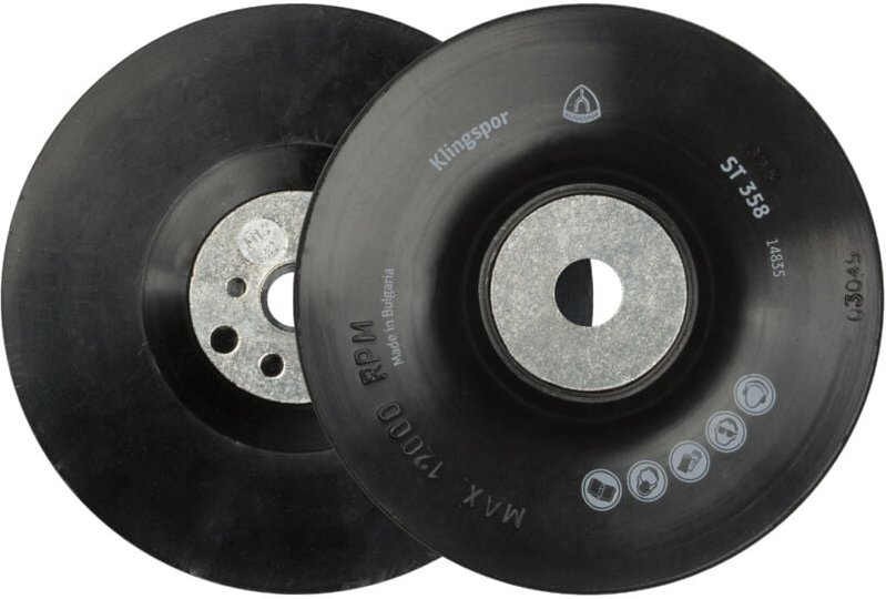 St 358 FI-Stützteller, 180 mm Gewinde m 14 - Klingspor