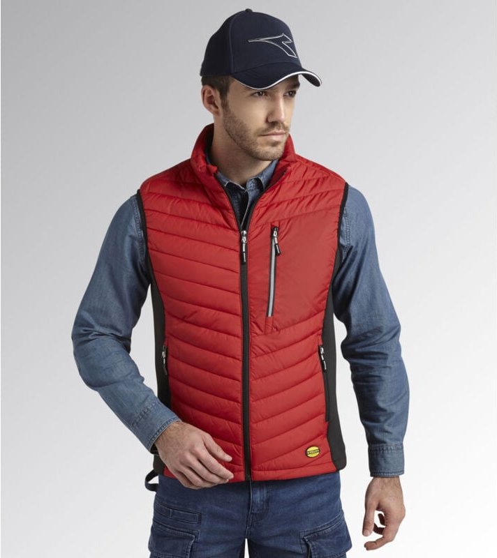 Ärmelloser Arbeitsschutzweste PADDED OSLO - Rot 4XL