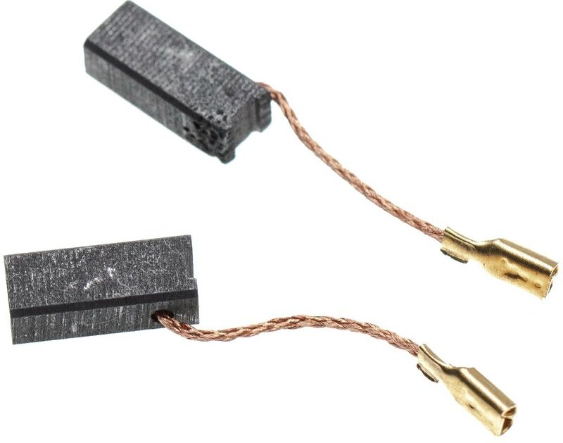 Vhbw - 2x Kohlebürste, Motorkohle, Schleifkohle 15,3 x 5 x 6,3mm kompatibel mit Metabo SE4450 r+l Elektrowerkzeug