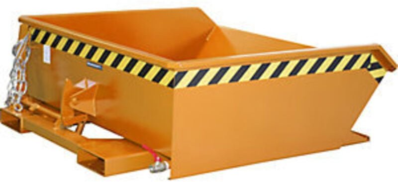 Bauer Mini-Spänebehälter SMGU 460, lackiert, Gelborange