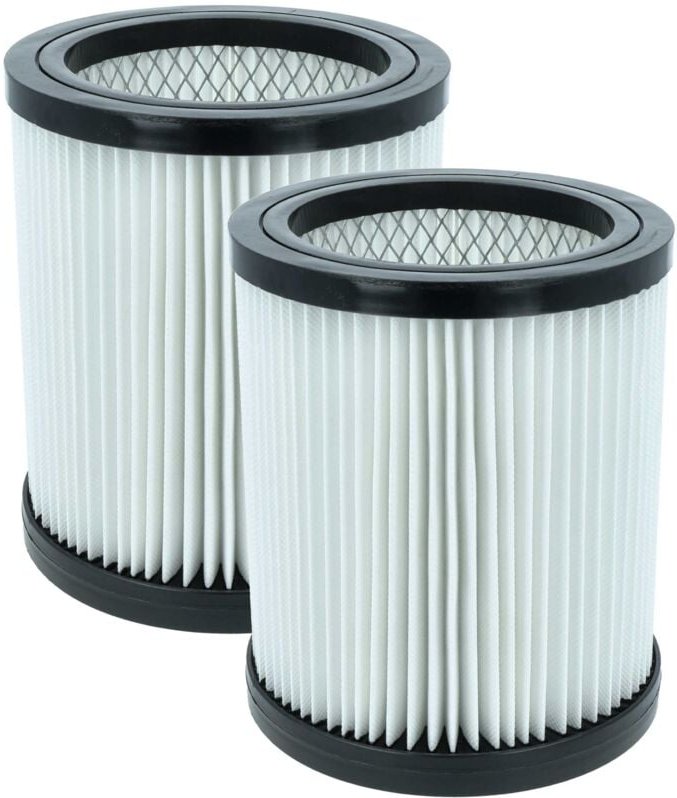 vhbw 2x Filterelement Ersatz für Parkside (Lidl) 91096424 für Nass-/Trockensauger - Feinstaubfilter, Kunststoff / Metall...