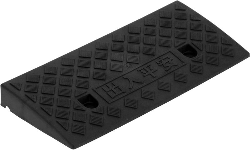 Thumbnail - Zoternen - Bordsteinrampe, robuste und leichte Kunststoffschwellenrampe für Einfahrt, Laderampe (5 cm dick) (schwarz)