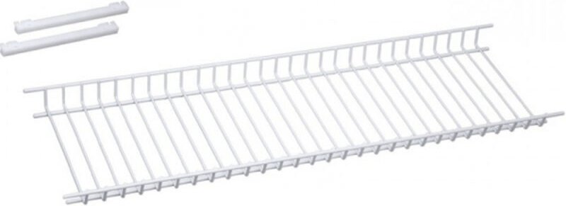 Weißes Abtropfgestell aus Epoxidglas 75x21,5cm 92210 Sauvic