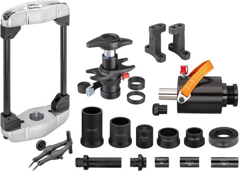 VIGOR Druckwerkzeug Satz 70 Tonnen, universal, 48-tlg., Anzahl Werkzeuge: 48