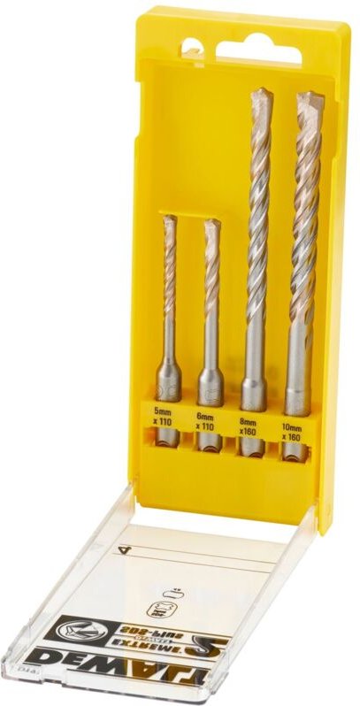 SDS-Plus Hammerbohrer-Sets extreme (4tlg. mit 5, 6, 8, 10mm ø) - Dewalt