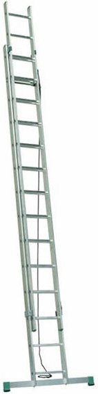 Schiebleiter 2x16 Sprossen - Länge 7.66m - 7316