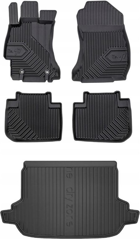 SET 77 Fußmatten und Matten Subaru Forester 4 2012-2018