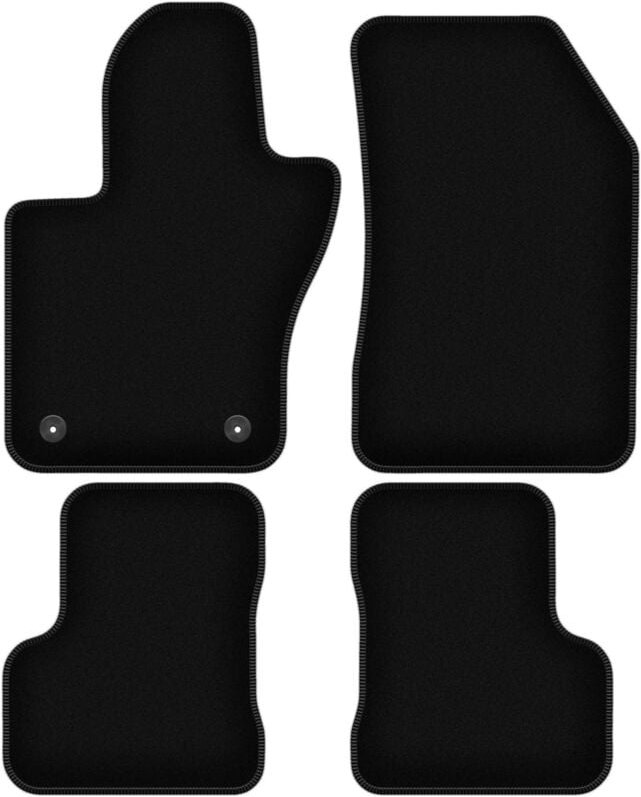 BASIC schwarze Veloursmatten für: Jeep Renegade II SUV (2018-)