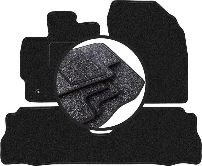 ANTHRA Autofußmatten für: Toyota Prius III Plus Fließheck (2011-2015)