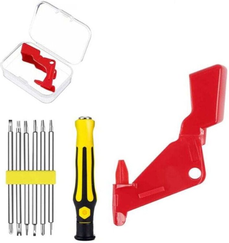 Robuster Auslöseschalter für Dyson V11/V10 Staubsauger, verbessertes Reparaturwerkzeug für den Netzschalter (mit Schraub...