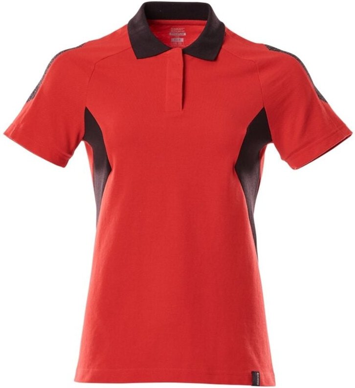 Accelerate Damen Poloshirt 18393-961 Gr. 5XL verkehrsrot/schwarz - Mascot