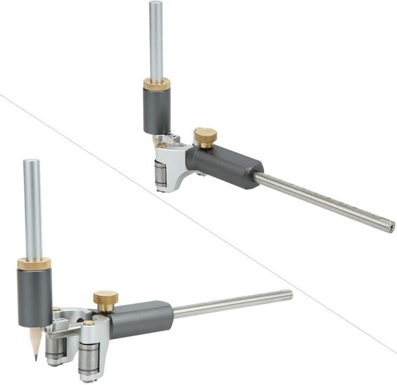 Thumbnail - Markierungslehre, 2-in-1-Anreißlehre für die Holzbearbeitung, verstellbare Präzisions-Markierungslehre, Multifunktions-M...