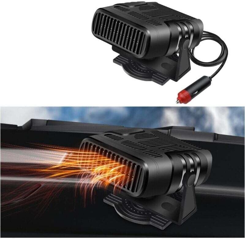 YMYNY Autoheizung, tragbare 12-V-Autoheizung, schnelles Aufheizen, 90°-360° einstellbarer Defroster mit Luftreinigung un...