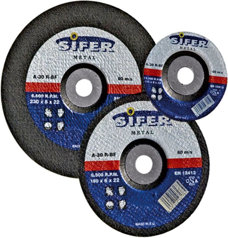 Metallschleifscheibe 230x6,0x22,2 R593 - Sifer