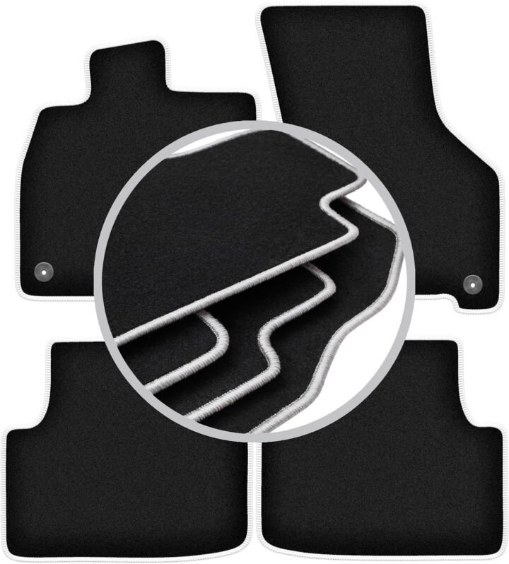 CARLUX-SILVER Autofußmatten für: Skoda Audi A3 8Y MHEV 0 (2020-)