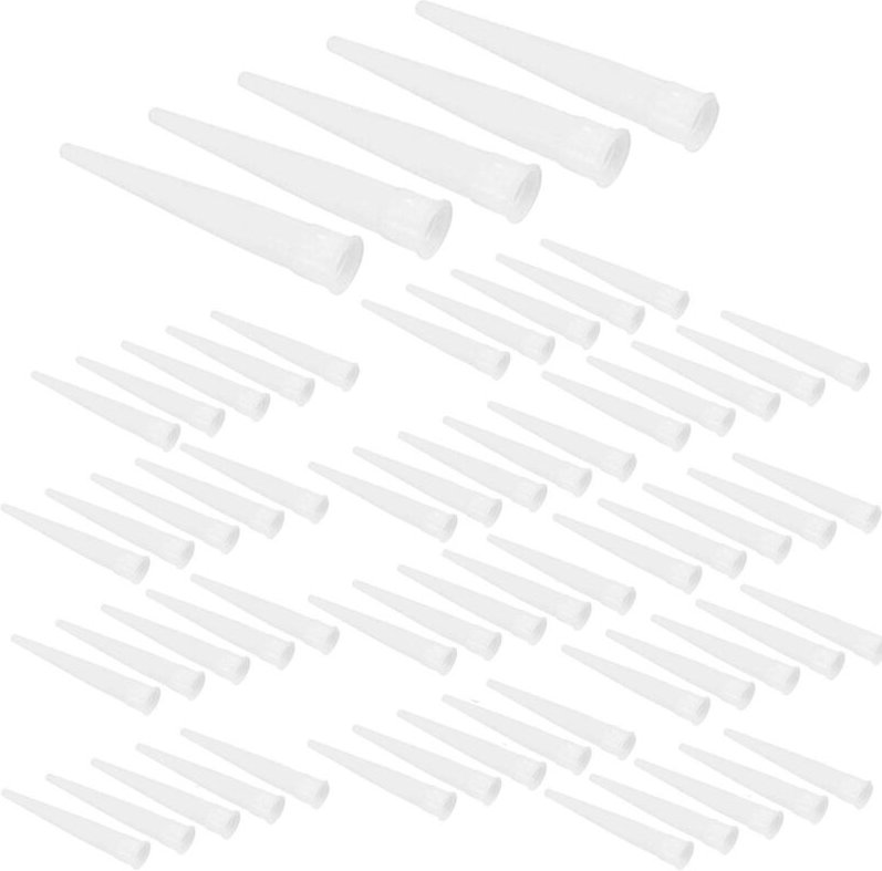 100 Stück Kartuschendüsen Silikondüsen Spitzen Ersatz Silikonspitzen Kartuschendüsen Düsen