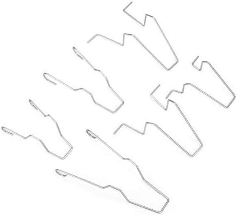 6 pcs Phare en Acier Phare Dip Faisceau Faisceau Tête Lampe Ampoule de Maintien Ressort Clip Pince, Clips de Fixation de...