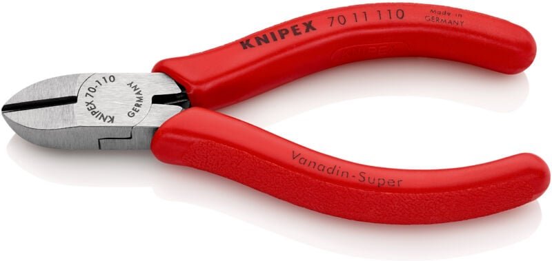 Knipex - 70 11 110 Werkstatt Seitenschneider mit Facette 110 mm