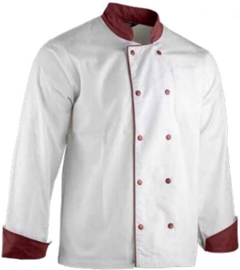 Thumbnail - Jacke LMA medaillon C1 weiß/bordeaux T.3XL - 2299 T.7