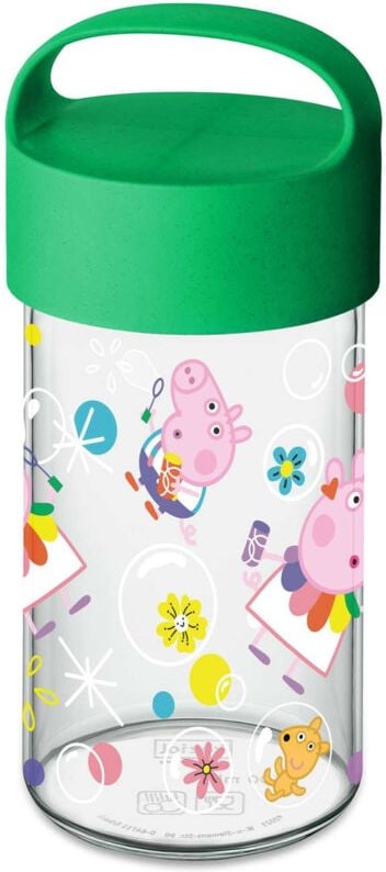 Koziol - Snack-/Trinkbehälter Buddy Snack Peppa Pig Pop, 500 ml