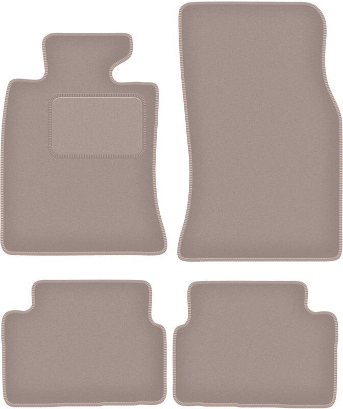 Beige Veloursmatten für: Mini Clubman R55 Fließheck (2006-)