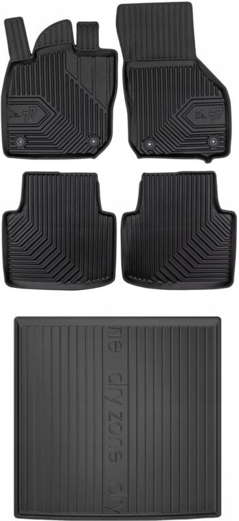Thumbnail - SET 77 Gummimatten und Fußmatten VW Passat B9 Kombi ab 2023-